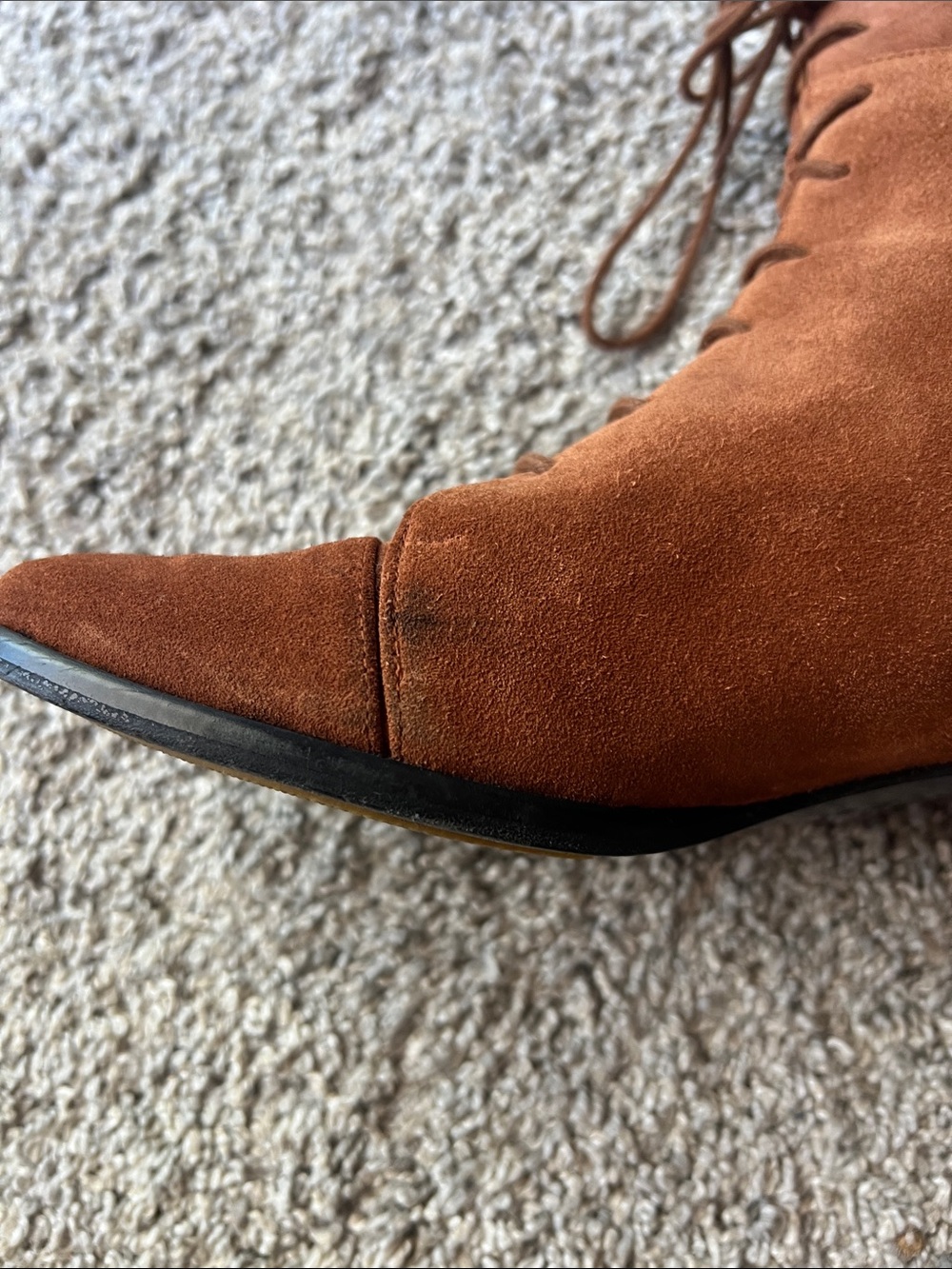Naguisa Laceup Boots size 38/7.5 - Picture 6 of 9